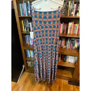 Fabulous modern print maxi skirt colorful